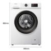 HISENSE WFVB6010EM 1000 Devir 6kg Çamaşır Makinesi Beyaz - Görsel 3