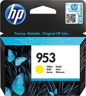 HP 953 Sarı Kartuş F6U14AE - Orijinal HP Kartuş - Yazıcı İçin-Hp KKTC