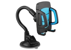 HYTECH HY-XH20 Siyah-Mavi Telefon Tutucu + Braketi 360 Derece Vantu...-Hytech KKTC