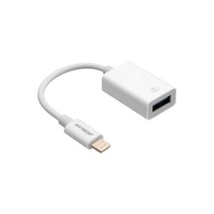 Hytech HY-XO48 Beyaz USB F to Lightning 10cm OTG Çevirici-Hytech KKTC