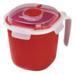 XAVAX 111487 Mikrodalga Bardağı 0.7 lt, Kırmızı