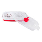 XAVAX 111486 Mikrodalga Omlet Yapıcı 0.75 lt, Beyaz / Kırmızı