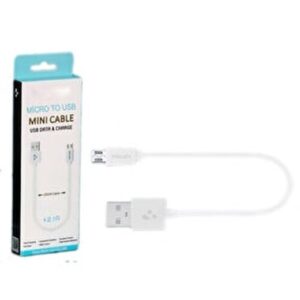 KENSA C-201 MICRO USB ŞARJ KABLOSU 25CM BEYAZ - ORİJİNAL KENSA ÜRÜNÜ