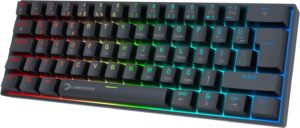 Klavye Gamepower Lyra Rgb 60M Mekanik Red Switch Siyah KKTC