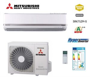MITSUBISHI HEAVY 24000 BTU SRK 71ZM-S INV SU HW A++ KLİMA-Mitsubishi Heavy Industries KKTC