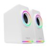 Mikado MD-182 2.0 3W*2 Beyaz RGB USB + 3.5mm Hoparlör - Görsel 3