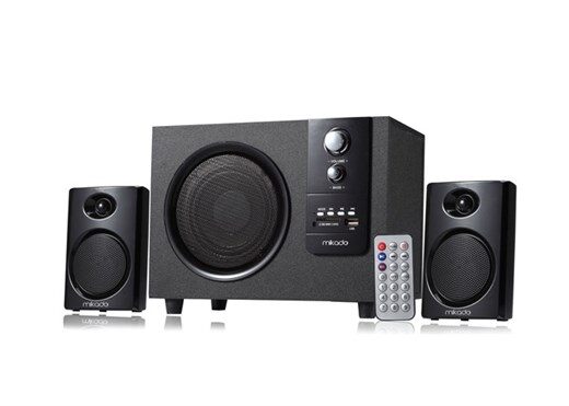 Mikado Md-329Fm 2+1 Hoparlör Siyah Usb+Sd+Fm D-Mi̇kado Kktc