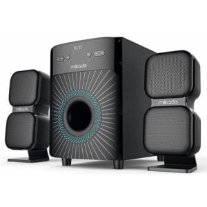 Mikado Md-360Bt 2+1 38W Bt/Aux/Usb/Fm/Led Ekran Multimedia Speaker