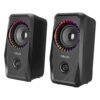 Mikado MD-S26 JOY 2.0 Siyah USB RGB Işıklı Gaming Speaker - Görsel 2