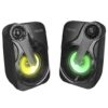 Mikado MD-X27 2.0 Bluetooth Hoparlör - Siyah LED Aydınlatmalı - Görsel 2