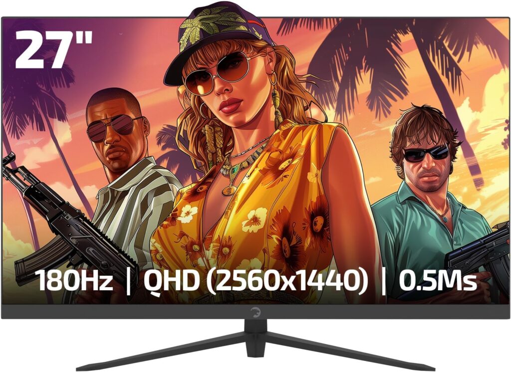 Monitor Gamepower 27&Quot; Sonic T80 Flat Fast Ips 180Hz 0.5Ms Qhd 2K Gamin Kktc
