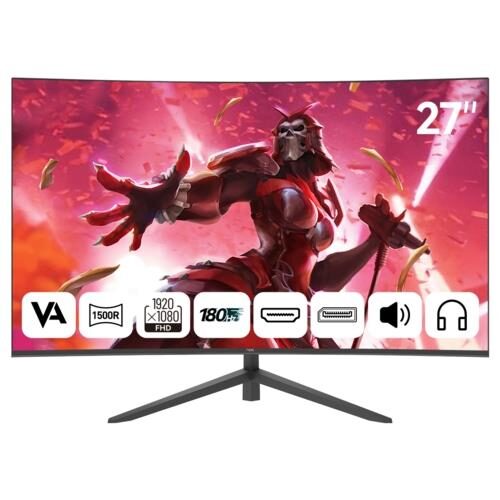Monitör Npc 27&Quot; Md270K-V Curved 180Hz 1Ms Fhd Kktc