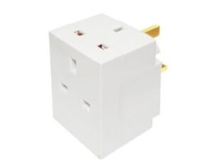 OMEGA 21100 13A SİGORTALI UK 2'Lİ PRİZ SEYAHAT ADAPTÖRÜ-Omega KKTC