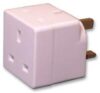 OMEGA 21111 C SHELL 2 WAY UNFUSED 2 YOL UK ÇOĞALTICI ADAPTÖR - PRİZ...-Omega KKTC