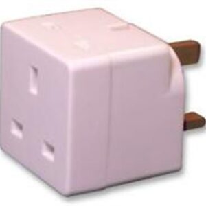 OMEGA 21111 C SHELL 2 WAY UNFUSED 2 YOL UK ÇOĞALTICI ADAPTÖR - PRİZ...