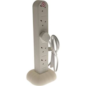 OMEGA 21405CS BEYAZ 10'LU DİKEY ÇOĞALTMA PRİZİ-Omega KKTC