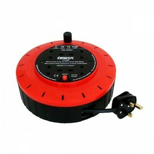 Omega 21465 13Amp 15Mt Elektrik Uzatma Kablosu 4'Lü - Uzatma Çoğalt...-Omega Kktc
