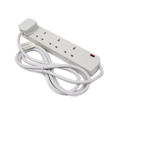 OMEGA 21643 4'LÜ 3 METRE UZATMA KABLOSU - UZATMA ÇOĞALTICI PRİZLERİ...-Omega KKTC