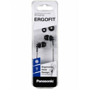 PANASONIC PA-RP-HJE125 KABLOLU KULAKLIK - SİYAH-Panasonic KKTC