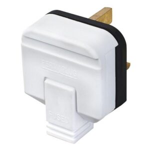PERMAPLUG 13A FİŞ BEYAZ - ELEKTRİK FİŞİ-Permaplug KKTC