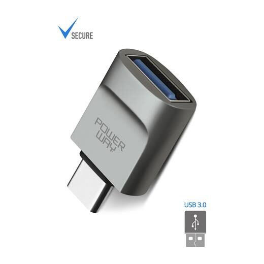 POWERWAY TYPE-C TO USB OTG ÇEVİRİCİ - ÇOĞALTICI - POWERWAY-Powerway KKTC