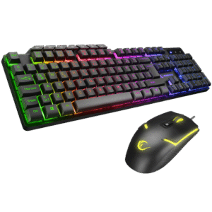 RAMPAGE KM-9858 JAZZY Siyah Rainbow Backlight Gaming Klavye + 3600 ...-Rampage KKTC
