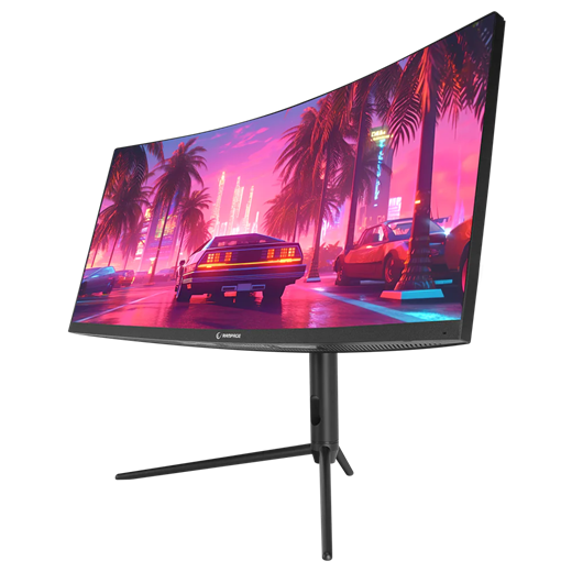 Rampage Raiden Ra30R200C 30'' 200Hz 1Ms Oyuncu Monitörü-Rampage Kktc