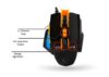RAMPAGE SMX-R4 Siyah 4000 Dpi Makrolu Oyuncu Mouse - Görsel 4