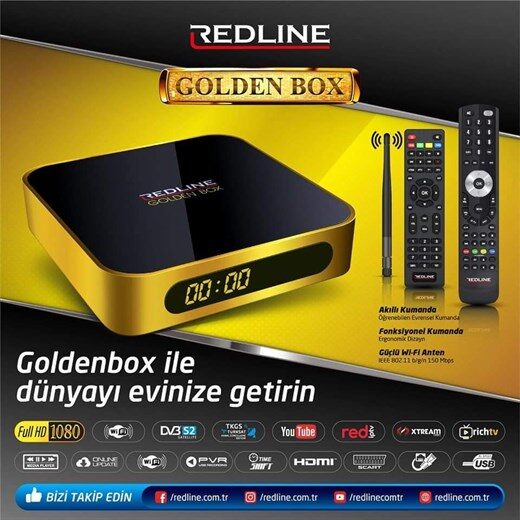 Redline Satellite Dvb-S2 Uydu Alicisi - Uydu Alicilari Ve Eki̇pmanlari-Redline Kktc
