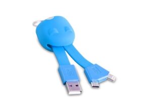 S-LINK IP-304 Mavi iPhone 5/6+ Micro USB Çevirici - Kablo