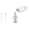 S-LINK IP-547 iPhone5 1000MA 3 in1 Data Cable - Araç İçi Şarj Cihazı-S-Link KKTC