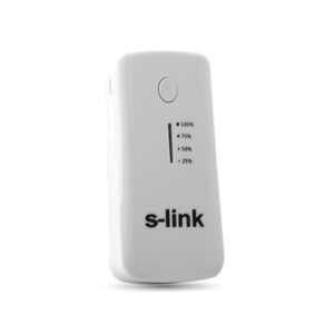 S-LINK IP-710 Beyaz/Gümüş 5200mAh Powerbank - POWERBANK-S-Link KKTC