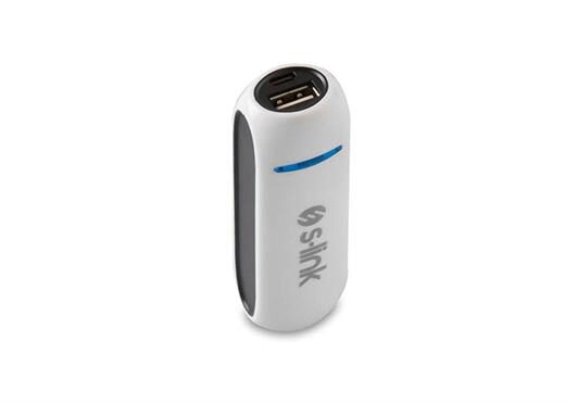 S-Link Ip-741 2600Mah Powerbank Beyaz/Siyah Taşına-S-Link Kktc