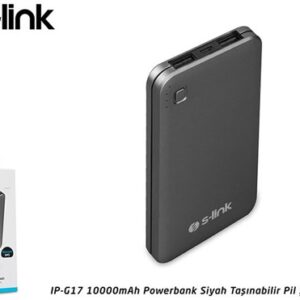 S-LINK IP-G17 10000mAh Siyah Taşınabilir Powerbank