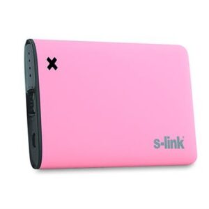 S-LINK IP-M42 4200mAh 2100MA Çıkış Pembe Powerbank-S-Link KKTC