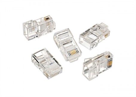 S-Link Sl-6P4C Rj11 4'Lü Telefon Jac (100'Lük Paket)-S-Link Kktc