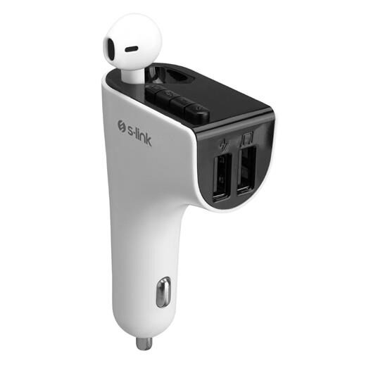 S-Link Sl-Bt245 Bluetooth Kulaklık Ve Fm Transmitter-S-Link Kktc