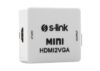 S-LINK SL-HVC10 HDMI to VGA + Ses Çevirici - Çoğaltıcı-S-Link KKTC