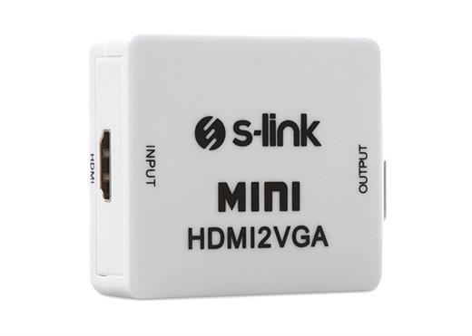 S-Link Sl-Hvc10 Hdmi To Vga + Ses Çevirici - Çoğaltıcı-S-Link Kktc S-Link Sl-Hvc10 Hdmi To Vga + Ses Çevirici - Çoğaltıcı-S-Link Kktc