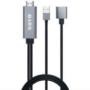 S-LINK SL-IPH25 HDMI to USB-F 2m Mobil Telefon Uyumlu Kablo-S-Link KKTC