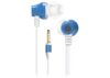 S-LINK SL-KU150 Beyaz/Mavi Kablolu Kulaklık - Telefon Uyumlu-S-Link KKTC