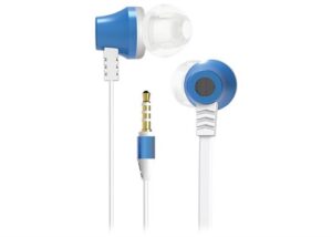 S-LINK SL-KU150 Beyaz/Mavi Kablolu Kulaklık - Telefon Uyumlu-S-Link KKTC