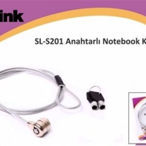 S-LINK SL-S201 Anahtarlı Notebook Kilidi - Bilgisayar Aksesuarları-S-Link KKTC