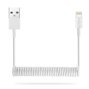 S-LINK SL-SP12 Lightning 1.2m 2A Spiral Data + Cha Şarj Kablosu
