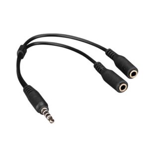 S-LINK SL-TA67 Siyah Audio + Mic 3,5mm 0.15m Kulaklık Çevirici