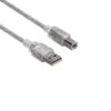 S-LINK SWV-KKG014 USB2.0 1.5m Şeffaf Yazıcı Kablosu - KABLOLARI-S-Link KKTC