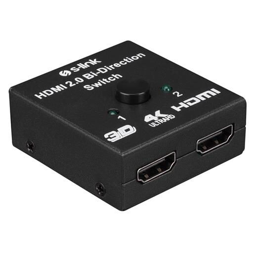 S-Link Sl-Lu613 2 Port Hdmi Çift Yönlü Switch Ve Splitter - S-Link-S-Link Kktc