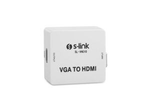 S-Link Sl-Vhc10 Vga To Hdmi Mini Model Dönüştürücü - Çoğaltıcı-S-Link Kktc