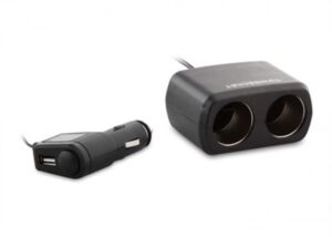 S-link SL-242PW 2'Lü Çakmak Çoklayıcı + Usb Şarj A - Araç İçi Şarj ...-S-Link KKTC
