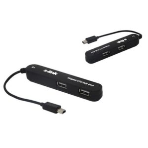 S-Link Sl-U92 Usb Mini 5Pin M To 4 Port Otg Hup